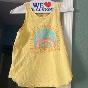 Fun, yellow, great shape, kids tank